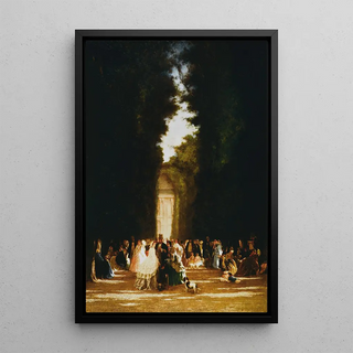 Eugne Grandsire - Lalle des Feuillants aux Tuileries sous le Second Empire.webp