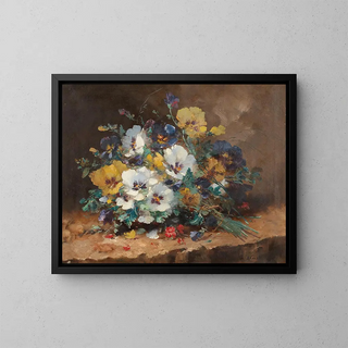 Eugne Henri Cauchois - Pansies.webp