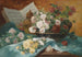 Natuurstudie met rozen in een kom - Eugène Henri Cauchois — weergave van het kunstwerk