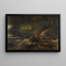 After the Storm - Eugène Isabey — framed artwork on a wall