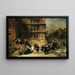Ontvangst aan het hof in een kasteel - Eugène Isabey — ingelijst kunstwerk aan de muur