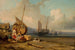 At the edge of the sea - Eugène Isabey — artwork view