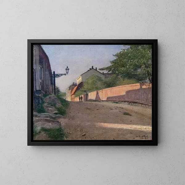 Dbelnsgatan - Eugène Jansson — framed artwork on a wall