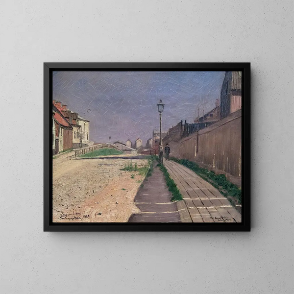 Rue Roslagsgatan - Eugène Jansson — framed artwork on a wall