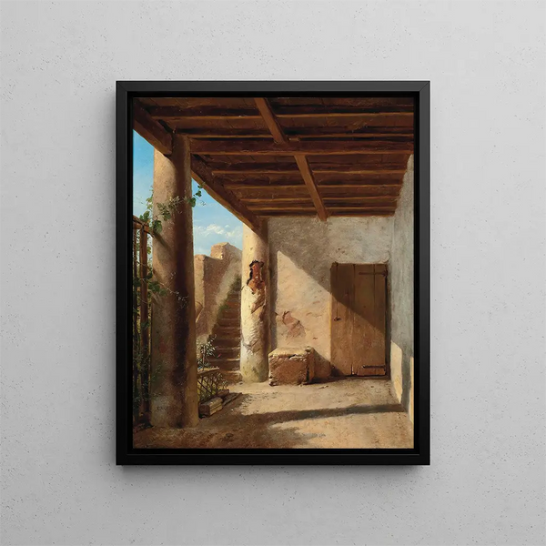 Eugne Joseph Verboeckhoven - A Sunlit Passage.webp