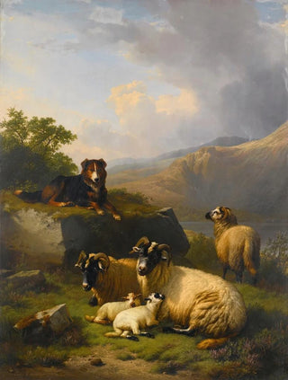Eugne Joseph Verboeckhoven - The Guardian Of The Flock.webp