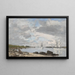 La Baie à l'embouchure de la rivière Elorn Landerneau - Eugène Louis Boudin — ingelijst kunstwerk aan de muur