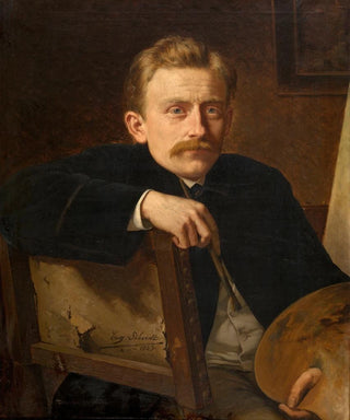 Eugne Siberdt - The Painter Hippolyte Van Soom.webp