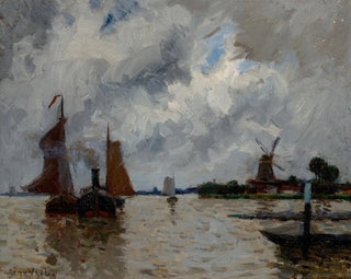Dordrecht - Eugène Vail — weergave van het kunstwerk
