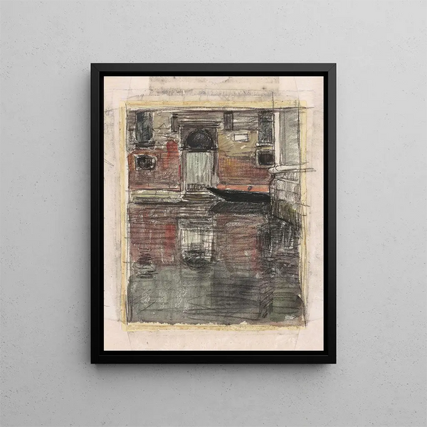 Eugne Vail - ReflectionsVenetian Canal.webp