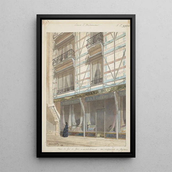 Eugne ViolletleDuc - Ironframe house with glazed earthenware cladding.webp