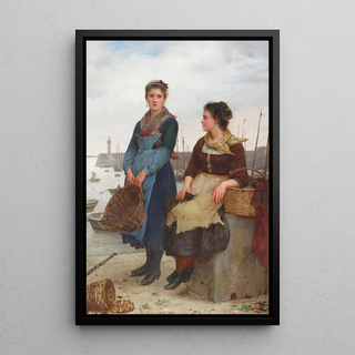 Eugnie Marie Salanson - Awaiting the return of the fleet.webp