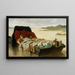 De zonen van Clovis II - Évariste Vital Luminais — ingelijst kunstwerk aan de muur