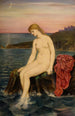 La petite sirène - Evelyn De Morgan — weergave van het kunstwerk