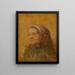 Anne oude vrouw - Evert Larock — ingelijst kunstwerk aan de muur