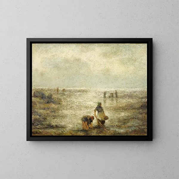 Fishermen of Shellfish - Evert Larock — framed artwork on a wall