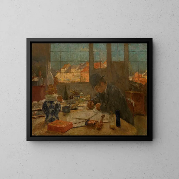 L'Atelier - Evert Larock — framed artwork on a wall