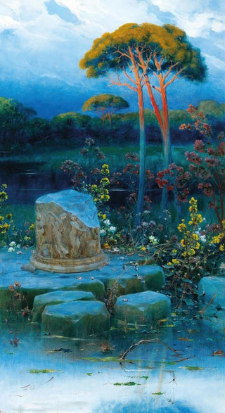 F Oliva - Evening over the Pontine Marshes.webp