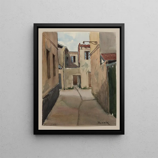 Avenue Constant Martin - F. Seguin — framed artwork on a wall