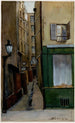 Cul-de-sac du Fiacre painting 81 rue Saint-Martin - F. Seguin — artwork view