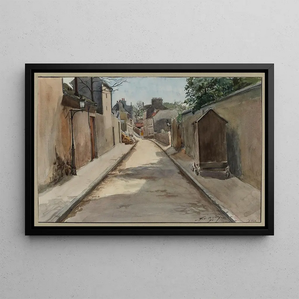 La rue Olivier de Serres taken from rue Marmontel to rue de la Convention and rue Dombasle 3 section Vaugirard - F. Seguin — framed artwork on a wall
