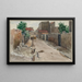 La rue de Chambéry prise de la rue de Nice à la frontière - F. Seguin — framed artwork on a wall