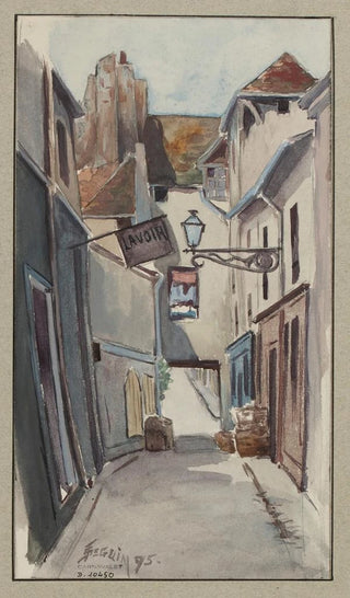 F Sguin - Passage des Patriarches donnant sur la rue Mouffetard et la rue des Patriarches.webp