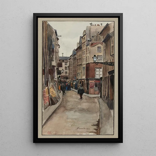 F Sguin - Rue Simon Lefranc donnant rue Saint Martin et rue du Temple.webp