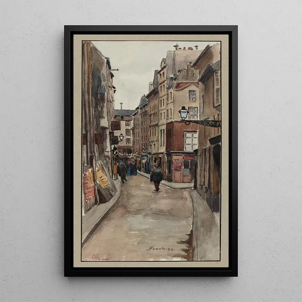F Sguin - Rue Simon Lefranc donnant rue Saint Martin et rue du Temple.webp