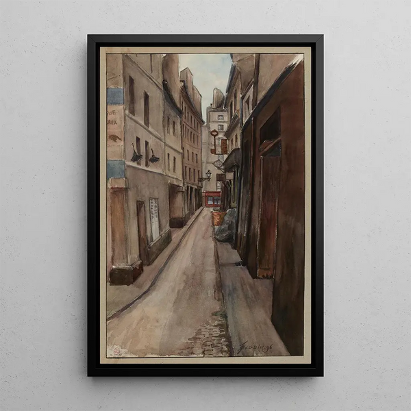 F Sguin - Rue des Etuves Saint Martindonnant rue Beaubourg et rue Saint Martin.webp