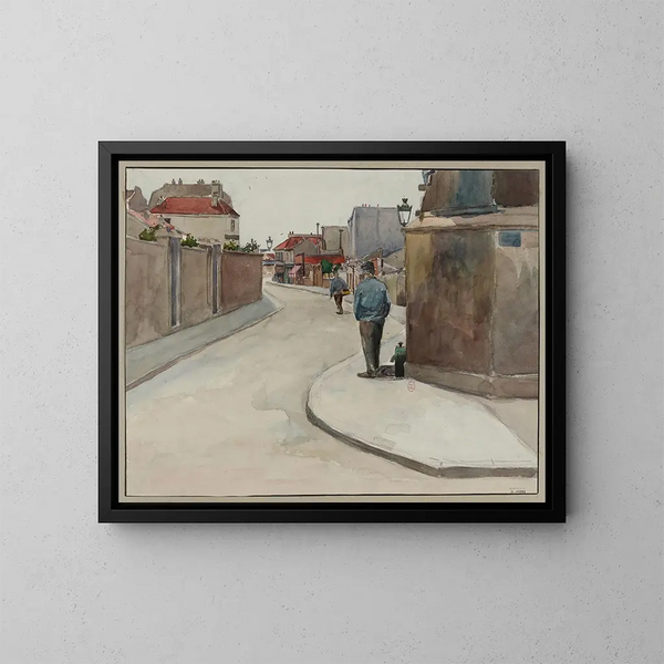 Rue des Morillons, rue Labrouste - F. Seguin — framed artwork on a wall