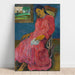 Reproductie van het schilderij Faaturuma (melancholisch) - Paul Gauguin