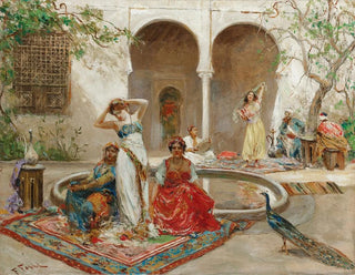 Fabio Fabbi - Dancing In The Harem Courtyard.webp