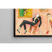 Reproductie van het schilderij Familie-idyll schilderij - Nils Dardel