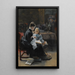 La Leçon - Fanny Fleury — ingelijst kunstwerk aan de muur