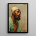 Un dervische - Fausto Zonaro — ingelijst kunstwerk aan de muur