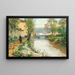 van Emirgan uitzicht, Istanbul - Fausto Zonaro — ingelijst kunstwerk aan de muur