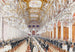 Banket van de officieren van de Russische marine in de feestzaal van het stadhuis, Frans-Russische feesten, Parijs - Fédor Hoffbauer — weergave van het kunstwerk