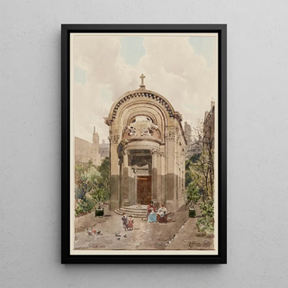 Fdor Hoffbauer - Chapelle de lancien collge des Lombards 15 rue des Carmes 5me arrondissement.webp