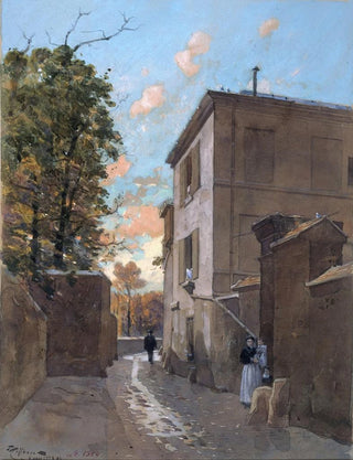 Fdor Hoffbauer - Pavillon habit par Balzac en 1843 rue Berton 24 a Passy.webp