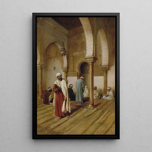 Federico Bartolini - At Prayer In The Mosque Tunisia.webp
