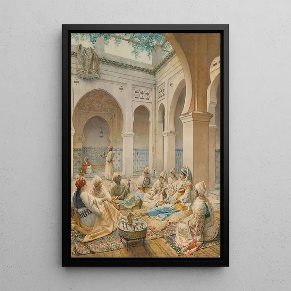 Federico Bartolini - Musicians in the courtyard.webp