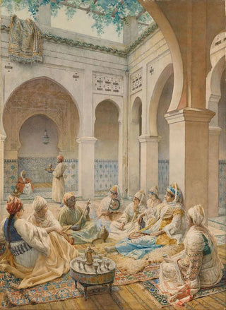 Federico Bartolini - Musicians in the courtyard.webp