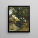 the surroundings of Paris - Federico Zandomeneghi — framed artwork on a wall