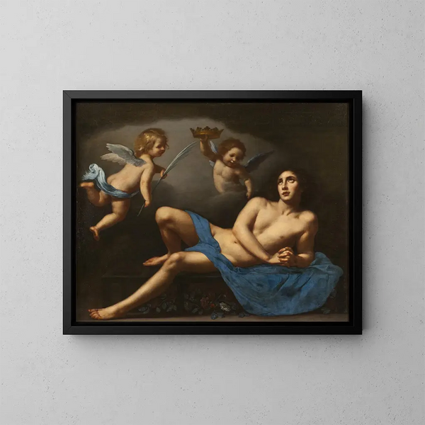 Saint Laurent - Felice Ficherelli — framed artwork on a wall