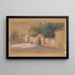 Rue - Felicjan Moczik — ingelijst kunstwerk aan de muur