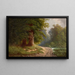 Na de regen in de herfst - Feliks Brzozowski — ingelijst kunstwerk aan de muur