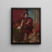 Portrait project painting of Władysław IV Vasa - Feliks Cichocki — framed artwork on a wall