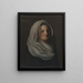 portret van Catharina Barbara Zuberbühler-Tobler - Felix Maria Diogg — ingelijst kunstwerk aan de muur