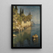 Vue sur la rive rocheuse du lac de Côme - Felix Possart — ingelijst kunstwerk aan de muur